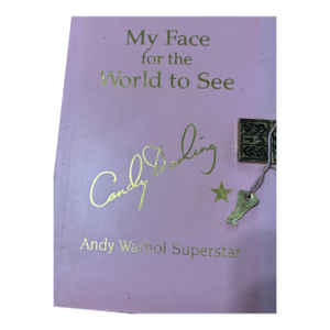 1969 My Face for the World to See by Candy Darling an Andy Warhol Superstar
