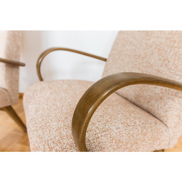 Model 53 Armchairs by J Šmidek for Ton, 1960s, Set of 2 For Sale - Image 10 of 14