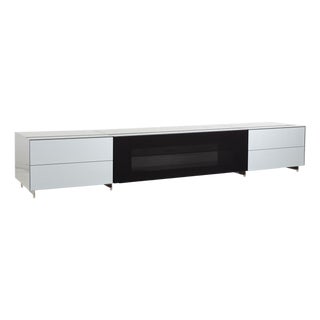 Cocoon Sideboard with Glass Top and Mirror from Spectral For Sale