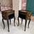 Pair French Bedside Cabinets Chinoiserie Butterfly Gilt Lacquer Tables For Sale - Image 13 of 18