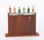 A superb novelty miniature Art Deco cocktail stick set, circa 1940 in date. The set comprises six removable coloured glass...