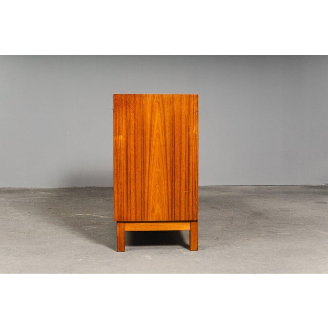 Mid-Century Roll-Top Cabinet in Teak For Sale - Image 6 of 17