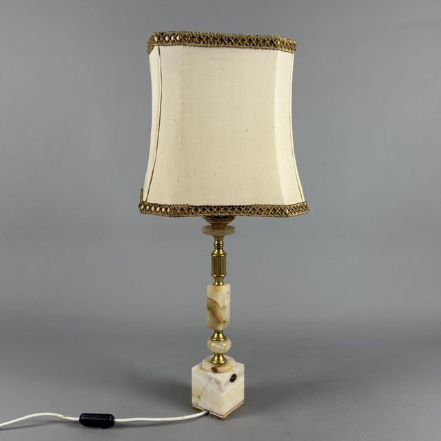 Macedonian Onyx Table Lamp, 1960s For Sale - Image 15 of 15