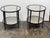 Design Plus Gallery presents a Pair of Clairemont Side Tables from Crate & Barrel. The tables are made of hand-forged...