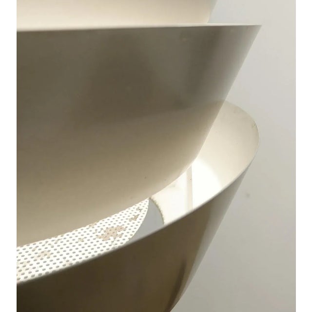 Italian Pendant Light in Silver Metal, 1960s For Sale - Image 5 of 9