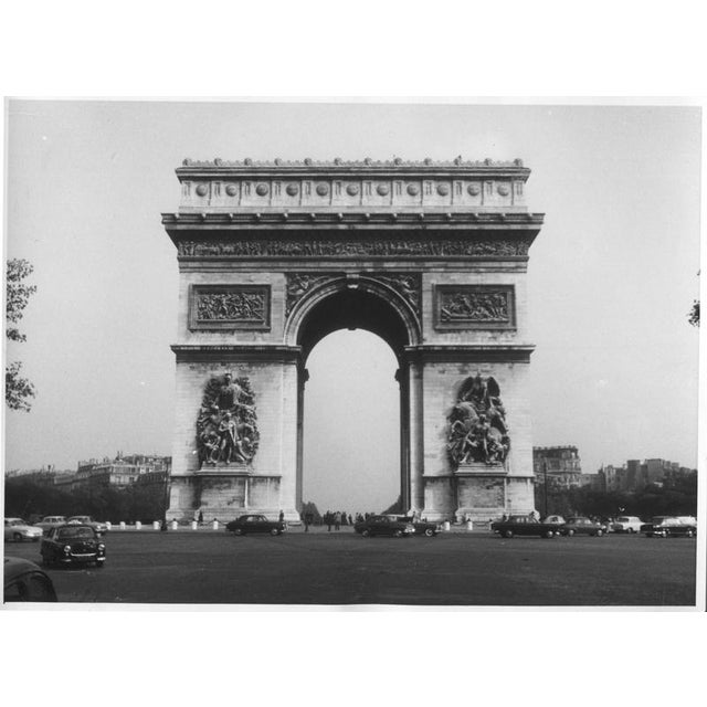 Modern Erich Andres, Paris, Arc de Triomphe, Photograph For Sale - Image 3 of 3