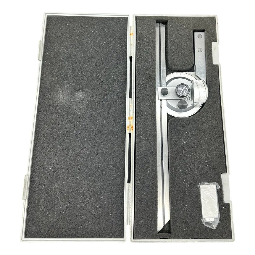Series 187 Universal Bevel Protractor from Mitutoyo, 1950s | Chairish