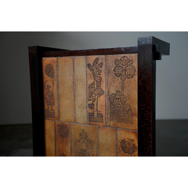 Brown Coffee Table by Roger Capron, France, 1970s For Sale - Image 8 of 14