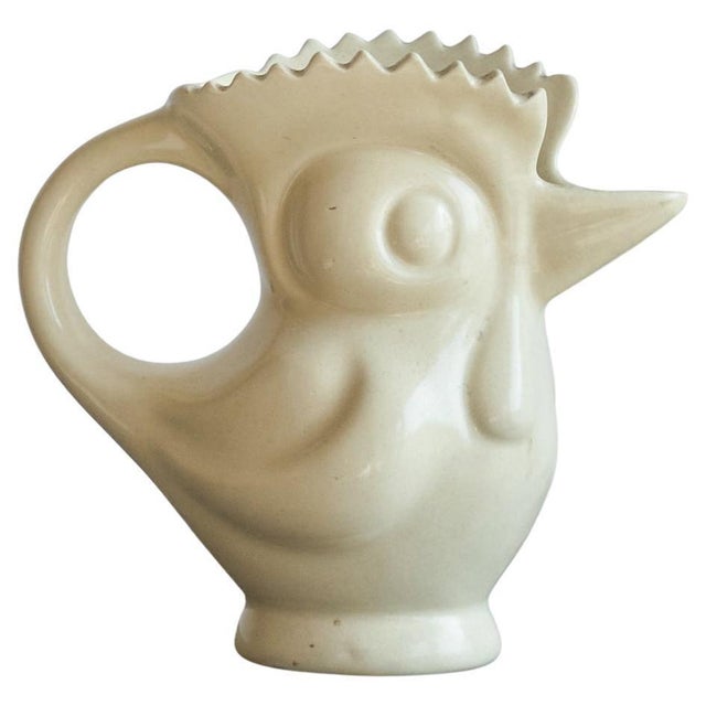 Art Deco Rooster Jug attributed to Ditmar-Urbach, Former Czechoslovakia, 1930s For Sale - Image 10 of 10