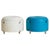 An Italian 'Dilly Dally' pouf designed by Luigi Massoni for Poltrona Frau, 1968. Upholstered in supple leather, the...