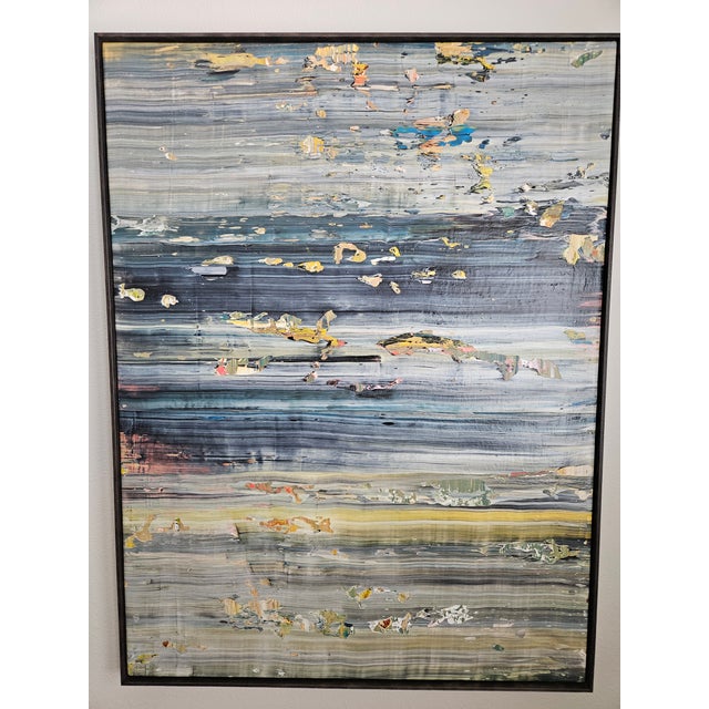 Original acrylic painting entitled "Gemstones" by Evelina Cole. It is described by the artist as "The sky with its...