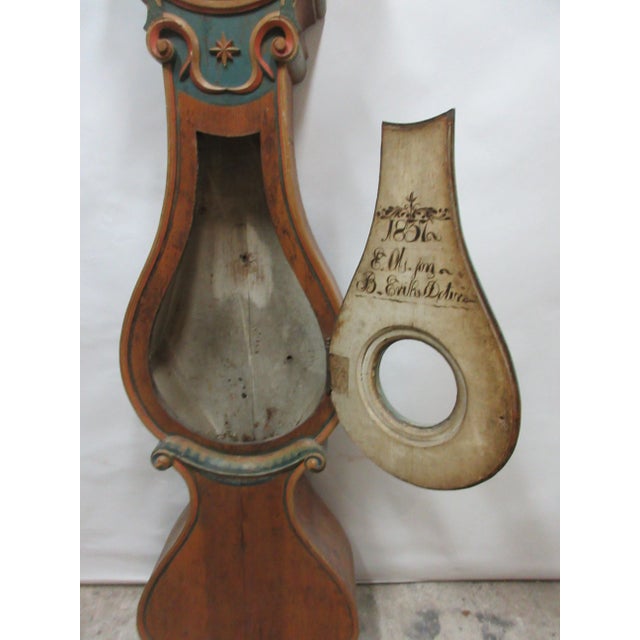 Wood Mora Clock Swedish For Sale - Image 7 of 9