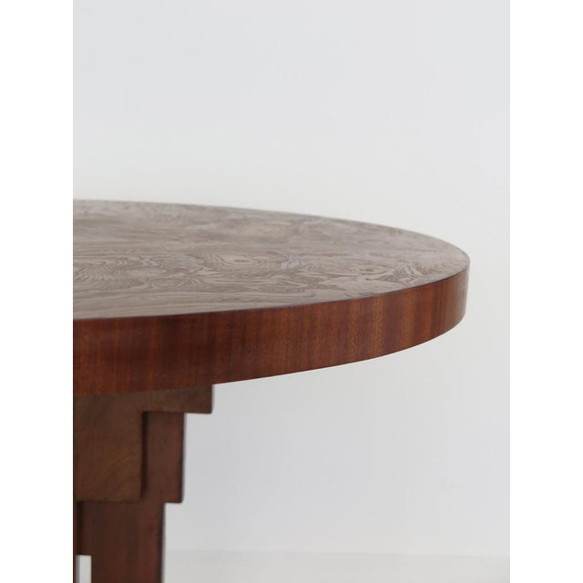 Gueridon Table with Briar Top and Sculptural Base, Italy, 1930s For Sale - Image 6 of 14