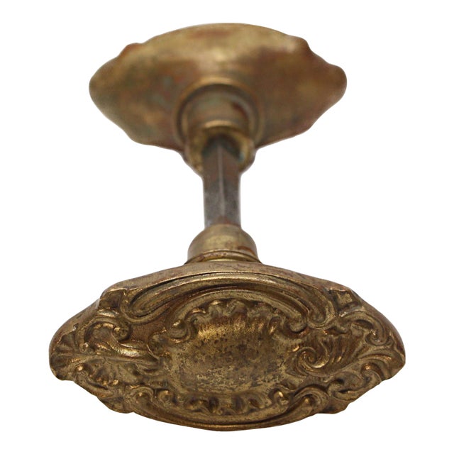 Antique St. Denis Corbin Rococo Bronze Passage Door Knobs For Sale