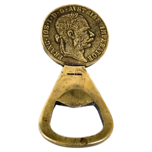 Brass Coin Bottle Opener by Carl Auböck for Werkstätte Carl Auböck, Austria, 1950s
