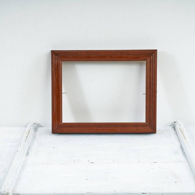 Vintage Wooden Frame, 1960s For Sale - Image 4 of 4