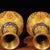 Monumental Chinese Imperial Style Cloisonné Vase With Gilt Openwork Dragon Panels - 13.5 LBS For Sale In Los Angeles - Image 6 of 9