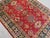 Red and Navy Kazak Wool Tribal Area Rug, 3'5" X 4'8" For Sale - Image 6 of 16