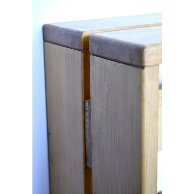 Stool by the designer Charlotte Perriand. This piece has an attribution mark, I am sure that it is completely authentic...