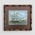 A Pair of Vintage Clipper Ship Color Etch Foil Prints featuring The Mayflower and The Constitution Artist: William R....