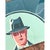 Vintage Figurative Painting of Man in Hat on Paper For Sale - Image 9 of 12