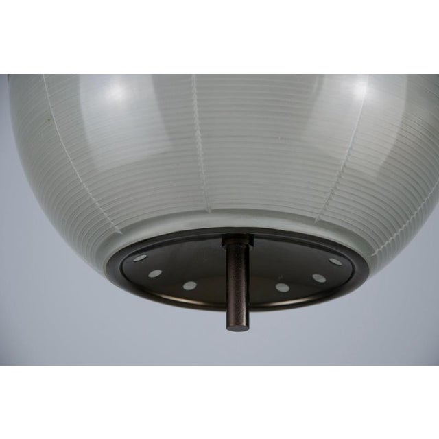 Ribbed Globe Pendant Lamp attributed to Ignazio Gardella, Italy, 1960s For Sale - Image 6 of 12