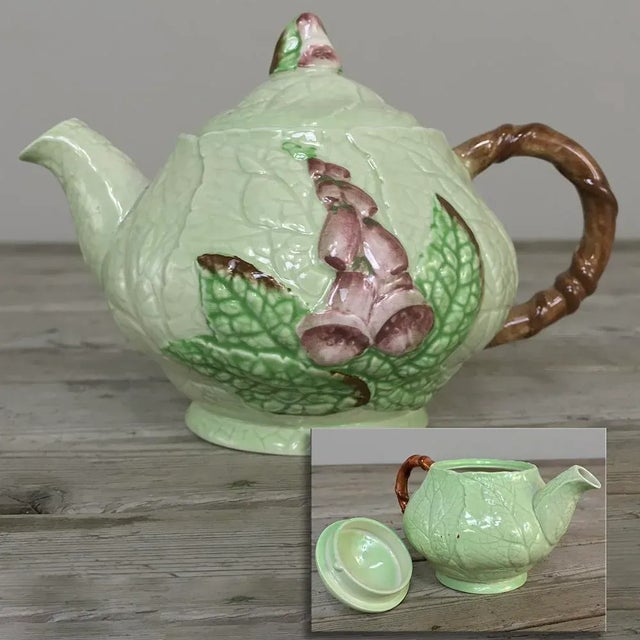 Early 20th Century Antique English Carlton Ware Tea Serving Set- 19 Pieces For Sale - Image 5 of 13