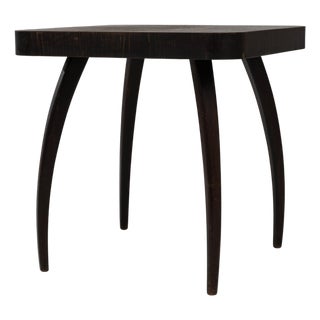 1960s Czech Black Patinated Spider Table By J. Halabala For Sale
