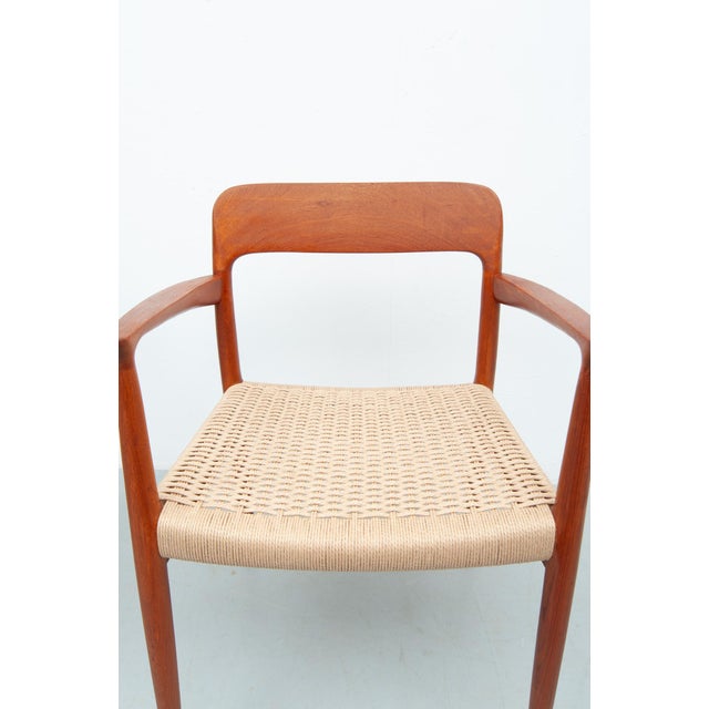 Vintage Model 56 Teak Chairs by Niels Otto Møller for J. L. Møller Furniture Factory, 1950s, Set of 2 For Sale - Image 11 of 18