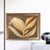 2020s Original Tulip Bud Painting in Brushed Gold Frame, Oil on Canvas, 17" W X 21" H by Tatiana Duperault For Sale - Image 5 of 5