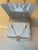 1/2" round stone in front with multi CZs thuout 16' LONG.SO DELICATE. STERLING SILVER