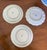 Japanese Vintage Blue and White Scalloped Japanese Dishes Set of Three For Sale - Image 3 of 7