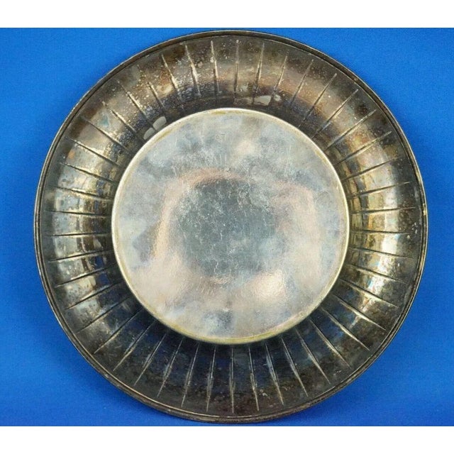 Vintage Silver-Plated Brass Bon Bon Bowl by Josef Hoffmann, 1920s For Sale - Image 16 of 18