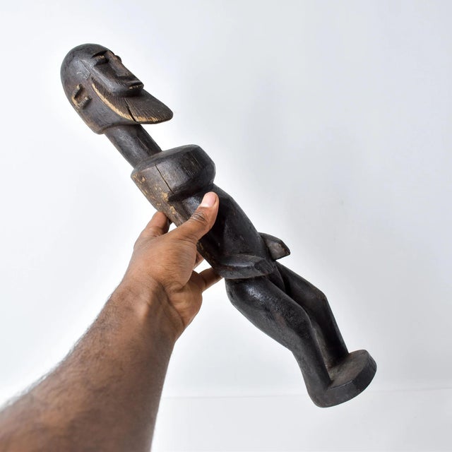 Early 20th Century Dogon Standing Male Figure with Beard Mali For Sale - Image 12 of 16