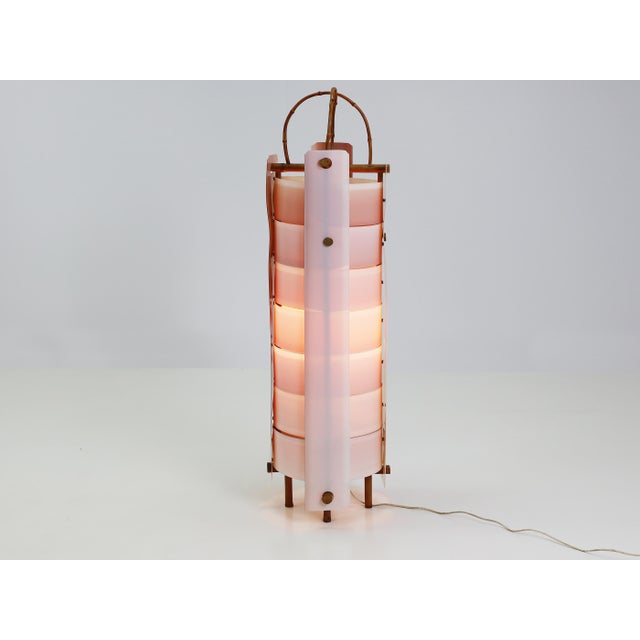 French Riviera Bamboo Floor Lamp, France, 1970 For Sale - Image 9 of 9