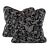 Designer P Kaufmann Waverly Black Solid Cotton Pillow Covers- 3 Pieces For Sale In Jacksonville, FL - Image 6 of 10