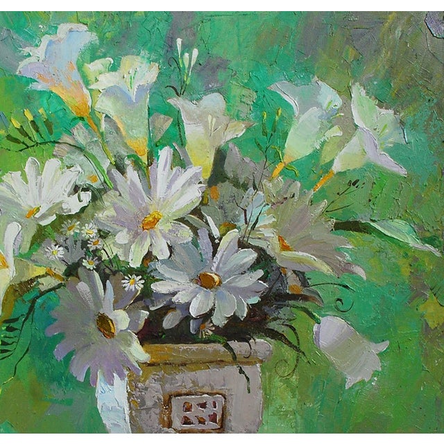 *** ABOUT THIS PAINTING *** * TITLE: "Daisies" * ARTISTS: Egor Ktpatunov * SIZE: 60x70 cm/'23.62x27.55 inches' * MEDIUM:...