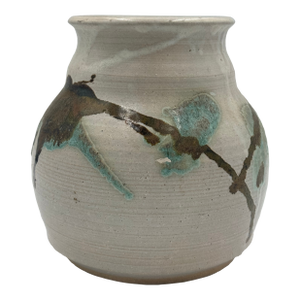 1980's Vintage Studio Pottery Vase. Signed