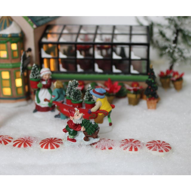 Textile Mrs. Claus’ Greenhouse Diorama – Moore’s North Pole Storybook Collector’s Edition With Signed Book & Coa For Sale - Image 7 of 18