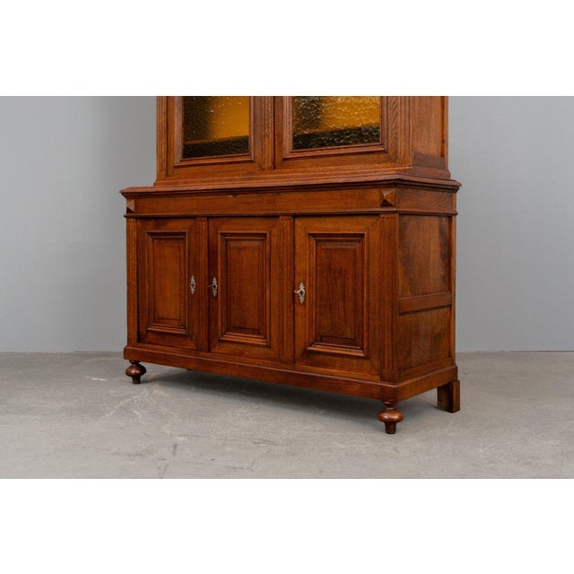 Gründerzeit Oak Bookcase, 1800s For Sale - Image 18 of 18