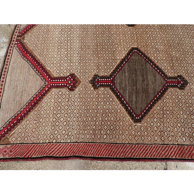 Textile Galerie Shabab Collection Mid-20th Century Turkish Anatolian Wide Gallery Runner For Sale - Image 7 of 10