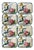 Vintage Italian Hand-Painted Floral Snack Plates With Cup Rests - Set of 8 For Sale