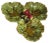 Boho Chic LastChance!1970's Majolica Style California Pottery Serving Plate in Moss Green For Sale - Image 3 of 10
