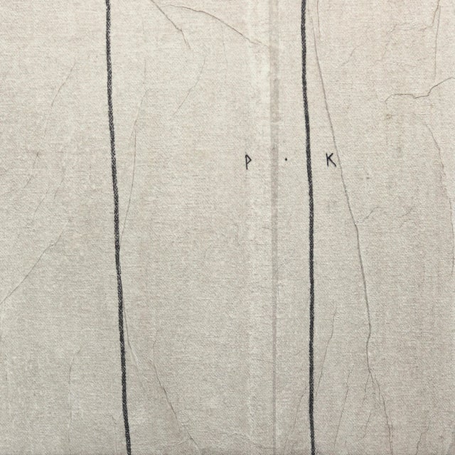 Large Contemporary Original Minimalist Botanical Still Life Painting "Field of Image Ii" Artwork by Peter Kuttner For Sale - Image 4 of 9