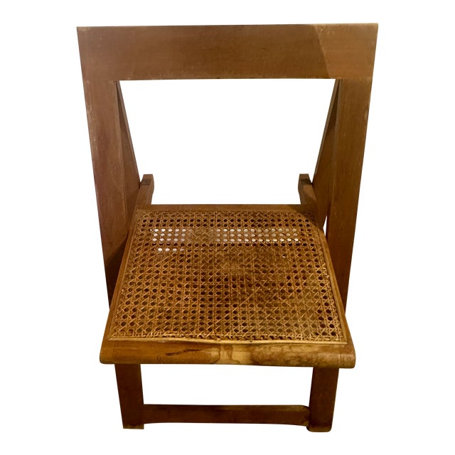 1960s Mid-Century Modern Vintage Trieste Folding Chair, Aldo Jacober For Sale