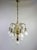 Metal Gold Hanging Lamp, 1980s For Sale - Image 7 of 10