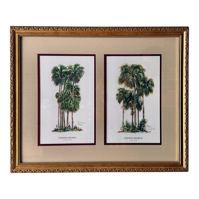 Coastal Palms by Dawn Caldwell Print For Sale