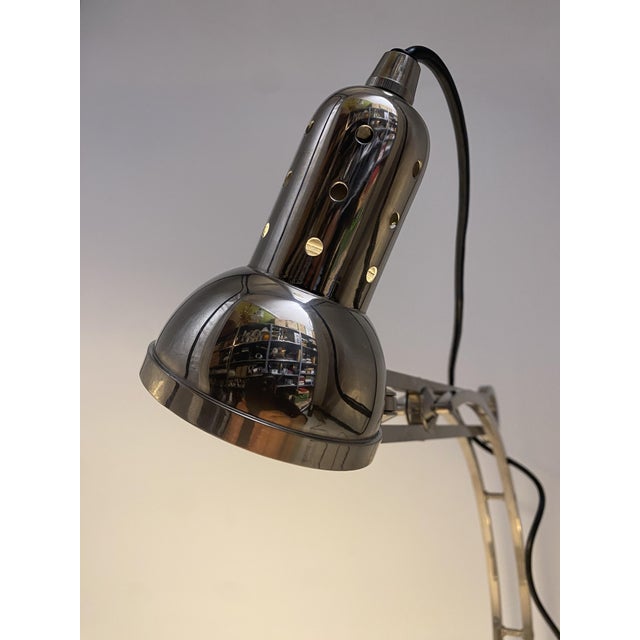 Bauhaus Art Deco Nickel-Plated AD11 Table Lamp attributed to Charles Martin for Woka Vienna, 1928 For Sale - Image 3 of 15