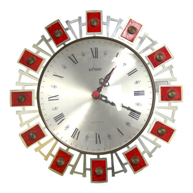 Vintage Spanish Clock, 1960s For Sale