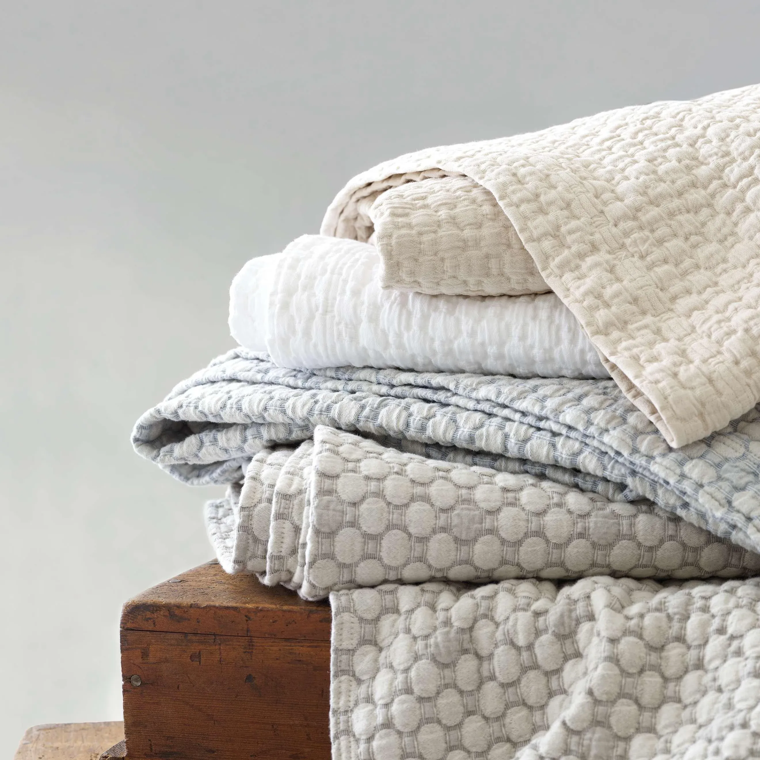 Pine Cone Hill Lodi Matelasse Coverlet - Thumbnail 4